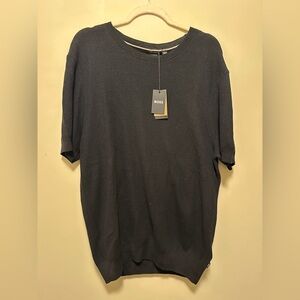 BOSS Men's Short-Sleeve Polo Knit - Black